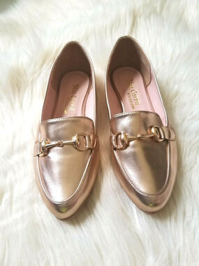 Mia Carra metallic gold loafers Shoes - Size 37 (US 6 - 6,5)